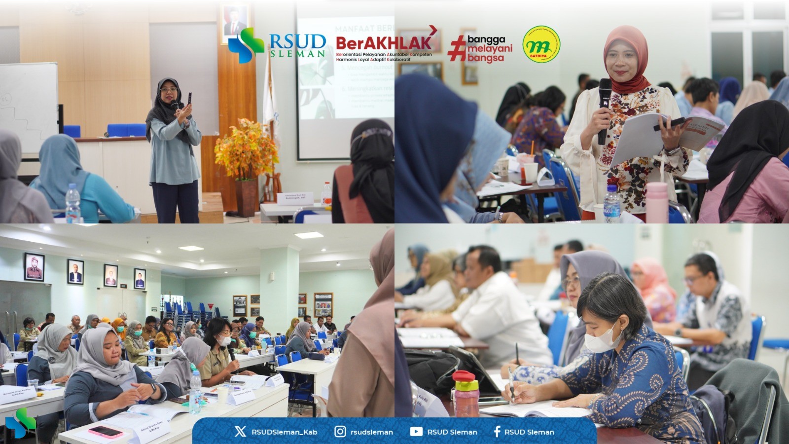 Cegah Stres, RSUD Sleman Bekali Karyawan dengan Seminar Manajemen Stres di Tempat Kerja